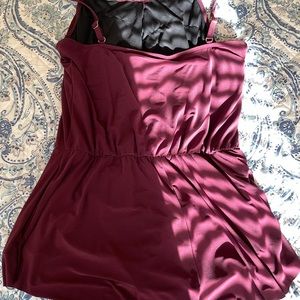 XL Maroon Swimsuit